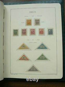 Estonia Stamps Collection in Leuchtturm Album 1918 1940 Almost Complete