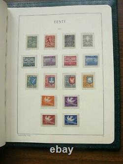 Estonia Stamps Collection in Leuchtturm Album 1918 1940 Almost Complete