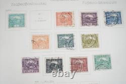 Europe 1870s-1950s Collection Of 1,000+ Used Stamps Stored In Album