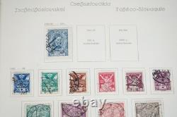 Europe 1870s-1950s Collection Of 1,000+ Used Stamps Stored In Album