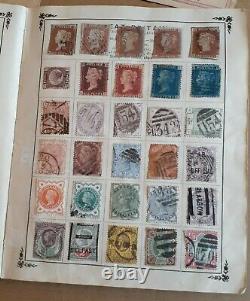 Excellent World Stamp Album, Large Collection Of Valuable Stamps 1840 +