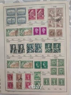 Excellent collection of worldwide stamps in a gimbels dealer album. View photos