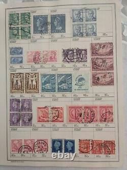 Excellent collection of worldwide stamps in a gimbels dealer album. View photos