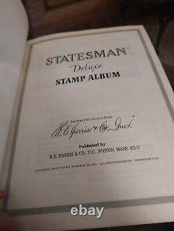 Exceptional Worldwide Stamp Collection In HE Harris Statesman Perfect Album WOW