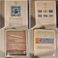 Exquisite Worldwide Zeppelin & Aviation Mint Stamp Collection 5 Premium Albums