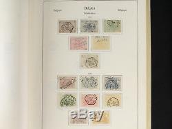 Extensive Belgium Stamp Collection in Kabe Album 1849-1971 Most Classics