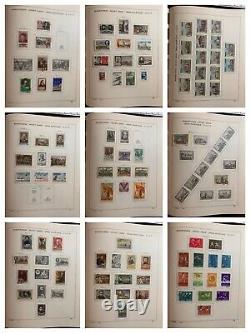 Extensive Russia stamp collection in Shaubek album, up to 1960