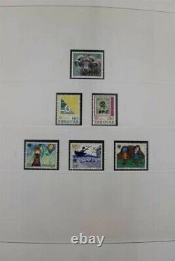 FAROE Denmark MNH 1975-2012 SAFE Album Stamp Collection