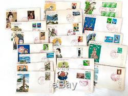 FDC JAPANESE STAMP ALBUM STAMPS And ENVELOPES UNUSED, 1970's Collection