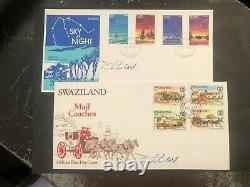 FDC's & STAMP SETS COLLECTION ALL HAND SIGNED by ORIGINAL ARTIST A. D. THEOBALD