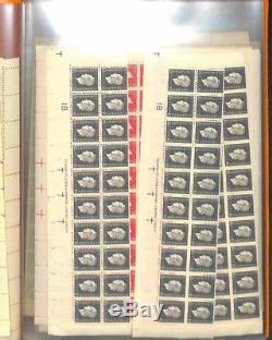 FIN DANNÉE LOT 39 collection timbres 11 albums & classeurs dt feuilles