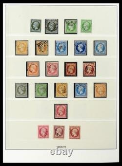 FRANCE 1849-1991 Better Used in 5 Lindner Albums with Slipcases Stamp Collection