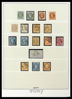 FRANCE 1849-1991 Better Used in 5 Lindner Albums with Slipcases Stamp Collection