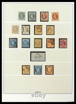 FRANCE 1849-1991 Better Used in 5 Lindner Albums with Slipcases Stamp Collection