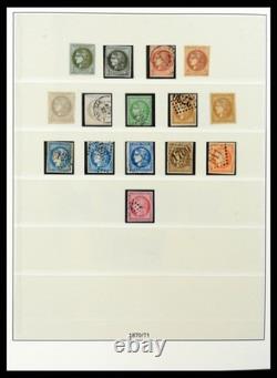 FRANCE 1849-1991 Better Used in 5 Lindner Albums with Slipcases Stamp Collection