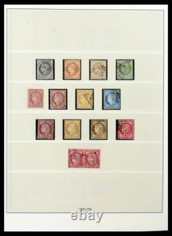 FRANCE 1849-1991 Better Used in 5 Lindner Albums with Slipcases Stamp Collection