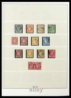 FRANCE 1849-1991 Better Used in 5 Lindner Albums with Slipcases Stamp Collection