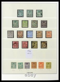 FRANCE 1849-1991 Better Used in 5 Lindner Albums with Slipcases Stamp Collection