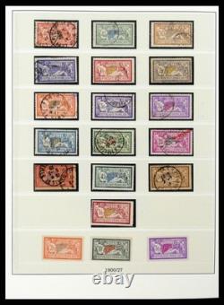 FRANCE 1849-1991 Better Used in 5 Lindner Albums with Slipcases Stamp Collection