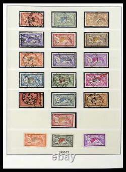 FRANCE 1849-1991 Better Used in 5 Lindner Albums with Slipcases Stamp Collection