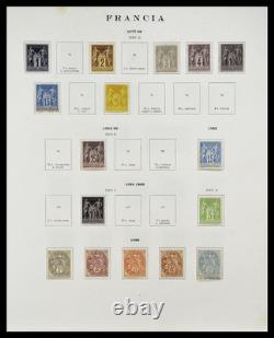 FRANCE 1853-1983 MH in Philos Album Stamp Collection