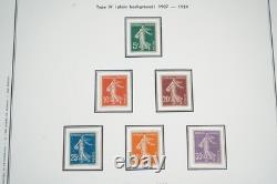 FRANCE 1900s-1940s COLLECTION OF 400+ MINT STAMPS STORED IN BRIMONT ALBUM