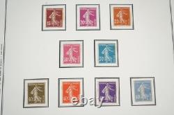 FRANCE 1900s-1940s COLLECTION OF 400+ MINT STAMPS STORED IN BRIMONT ALBUM