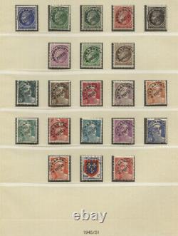 FRANCE 1944-1959 COLLECTION IN LINDNER T ALBUM MINT virtually complete better in