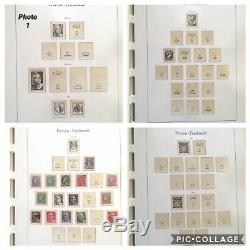 FRANCE 1945-1969 COLLECTION IN LIGHTHOUSE STAMP ALBUM / 98 Pages of Stamps