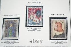 FRANCE 1960s-1970s COLLECTION OF MINT ART STAMPS & MAXIMUM CARDS IN ALBUM