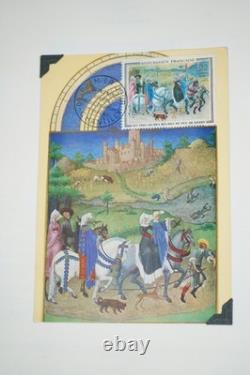 FRANCE 1960s-1970s COLLECTION OF MINT ART STAMPS & MAXIMUM CARDS IN ALBUM