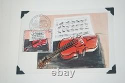 FRANCE 1960s-1970s COLLECTION OF MINT ART STAMPS & MAXIMUM CARDS IN ALBUM
