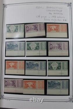 FRANCE Classic Les Grandes Series Coloniales Yvert Luxus Album Stamp Collection