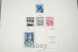 FRENCH AFRICA 1890s-1950s COLLECTION OF 750+ STAMPS MINT & USED IN SCOTT ALBUM