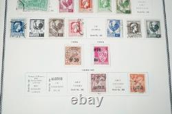 FRENCH AFRICA 1890s-1950s COLLECTION OF 750+ STAMPS MINT & USED IN SCOTT ALBUM