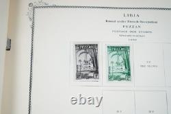 FRENCH AFRICA 1900s-1940s COLLECTION OF 800+ STAMPS MINT & USED IN SCOTT ALBUM