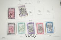 FRENCH AFRICA 1900s-1940s COLLECTION OF 800+ STAMPS MINT & USED IN SCOTT ALBUM