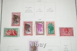 FRENCH AFRICA 1900s-1940s COLLECTION OF 800+ STAMPS MINT & USED IN SCOTT ALBUM