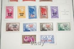 FRENCH AFRICA 1900s-1940s COLLECTION OF 800+ STAMPS MINT & USED IN SCOTT ALBUM