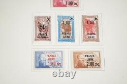 FRENCH AFRICA 1900s-1940s COLLECTION OF 800+ STAMPS MINT & USED IN SCOTT ALBUM
