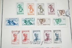 FRENCH AFRICA 1900s-1940s COLLECTION OF 800+ STAMPS MINT & USED IN SCOTT ALBUM
