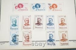 FRENCH AFRICA 1900s-1940s COLLECTION OF 800+ STAMPS MINT & USED IN SCOTT ALBUM