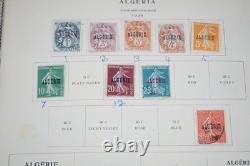 FRENCH AFRICA 1900s-1940s COLLECTION OF 925+ STAMPS MINT & USED IN SCOTT ALBUM