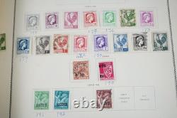 FRENCH AFRICA 1900s-1940s COLLECTION OF 925+ STAMPS MINT & USED IN SCOTT ALBUM
