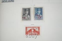 FRENCH AFRICA 1900s-1940s COLLECTION OF 925+ STAMPS MINT & USED IN SCOTT ALBUM