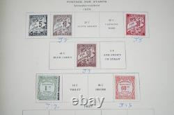 FRENCH AFRICA 1900s-1940s COLLECTION OF 925+ STAMPS MINT & USED IN SCOTT ALBUM