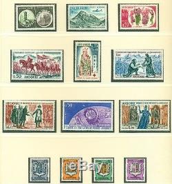 FRENCH ANDORRA COLLECTION 1931//1992, mint NH in 2 Lindner Albums Scott $2,300