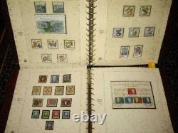 FRG 1955 2000 + Canceled Collection In 5 Burgundy SAFE Print Albums