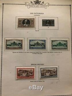 Fantastic Vatican Album Stamp Collection Lot MXE