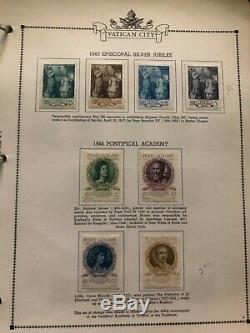 Fantastic Vatican Album Stamp Collection Lot MXE